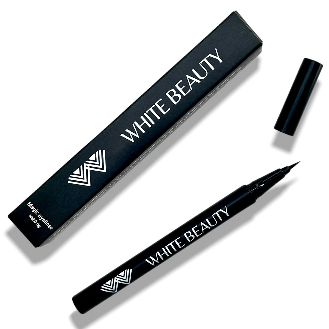 Black Liquid Adhesive Eyeliner Matte Finish - Deep Black